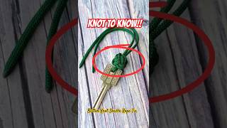 ⚠️ Knot to Know 🪢Button Knot Double Rope Tie diy knot rope knot2know camping [upl. by Luing]