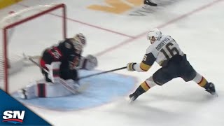 Golden Knights Pavel Dorofeyev And William Karlsson Combine For Pretty Goal [upl. by Eillib360]