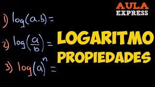 ✅MATEMÁTICAS Logaritmo Propiedades VIDEO TUTORIAL BACHILLERATO AULAEXPRESS [upl. by Agustin]