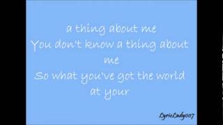 Mr Know It All  Kelly Clarkson lyrics [upl. by Ahsad427]