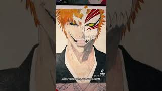 Ichigo Kurosaki Semi Hollowed Bankai Drawing fyp explorepage viral animedrawing ichigokurosaki [upl. by Daven]