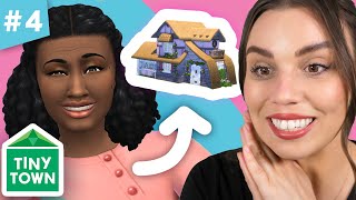 Building the CUTEST tiny house 🏠 Sims 4 TINY TOWN 🩷 Pink 4 [upl. by Eilrebmik]