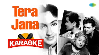 Tera Jana  Karaoke with Lyrics  Lata Mangeshkar  Shailendra  ShankarJaikishan [upl. by Vladamar260]