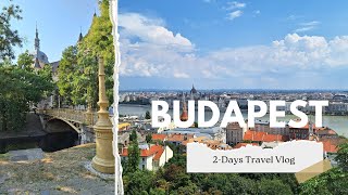 BUDAPEST TRAVEL VLOG  What to do amp see in Budapest in 2 days [upl. by Eckblad]