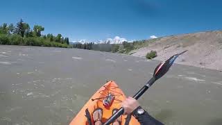 Deadman’s Bar to Moose Landing Kayaking High Water [upl. by Enelear]