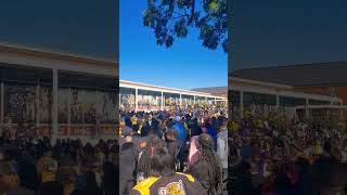 Grambling homecoming parade Rayville High School Band [upl. by Namref]