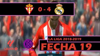 ODIO LOS PARTIDOS DE DÍA NO IMPORTA ► Sportin Gijön 04 Real Madrid ► LIGA MASTER EQUIPO GAME [upl. by Deach]