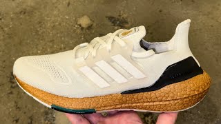 Adidas Ultraboost 22 Made with Nature White Tint Running Shoes [upl. by Kirred]