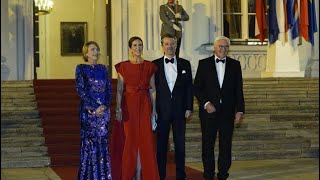 Laughter and unity the theme of German presidential dinner with Nordic royals and leaders [upl. by Colston666]