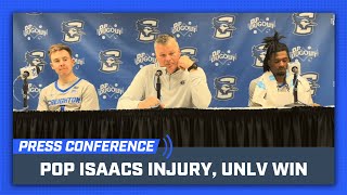 Greg McDermott Addresses Pop Isaacs Creighton Basketball Avenges UNLV Loss  Press Conference [upl. by Hayyikaz477]