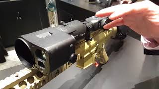 ATN Auxiliary Ballistic Laser 1500 that attaches on XSight 4k Pro Scope [upl. by Nickola]