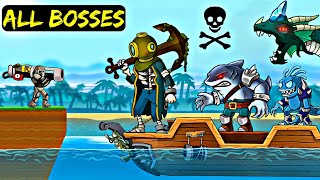 BOOM STICK BAZOOKA PUZZLES  SEASON 5  ALL BOSSES  Gaming VT [upl. by Uwton]