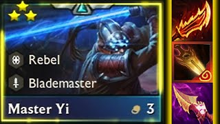 S35 Master Yi  ⭐⭐⭐  TFT Set 10 [upl. by Maurene]