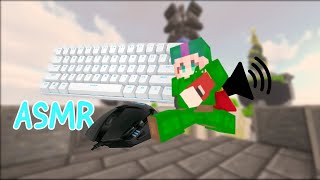 Minecraft bedwars ASMR G402 mousenew keyboard sound [upl. by Allrud110]