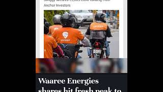 Hero motocorp 🔴 swiggy IPO 🔴 waaree energies 🛑 [upl. by Ahel]