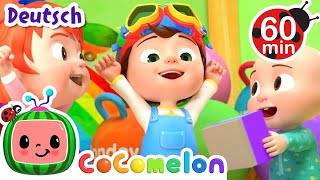 Das bunte Autolied  CoComelon Deutsch  Cartoons und Kinderlieder [upl. by Ydnyl]