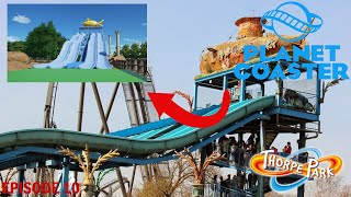 Making Depth Charge  Making Thorpe Park in Planet Coaster  Episode 10 [upl. by Kcirdled]