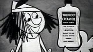 Vintage 50s TV Commercials Wild Root Hair Cream [upl. by Inilahs]