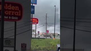 Possible Tornado Spotted Near Hattiesburg Mississippi [upl. by Bibbie794]