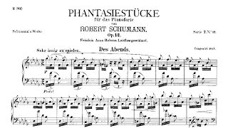 Robert Schumann Fantasiestücke Op 12 1837 [upl. by Libb359]