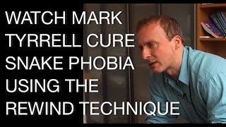 Fear of snakes cured ophidiophobia  Watch Mark Tyrrell cure snake phobia [upl. by Nairadal]