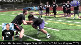 Calvin Throckmorton  Issaquah Combine 4282013 [upl. by Leiand]