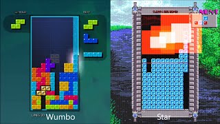 TETRIS FOREVER MULTIPLAYER Wumbo VS Star Time Warp [upl. by Zackariah]