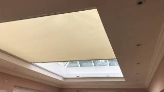 5 metre Electric Roof Lantern Blind Installed [upl. by Sherar685]