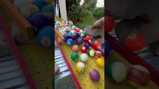 Healing rain gutter billiard ball marble run asmrasmr [upl. by Peppy84]