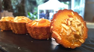 French honey almond financier recipe  almond brown butter cake  bakedwithsanjib [upl. by Shandie]