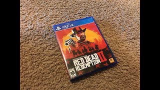 Unboxing Red Dead Redemption 2 for PS4 [upl. by Stanislas]