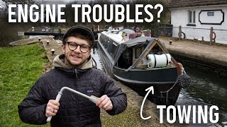 Narrowboat Engine Problems OUR FIRST TIME TOWING [upl. by Dru471]