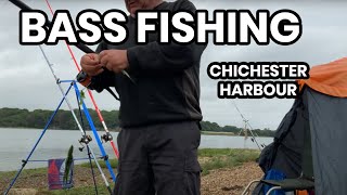 Bass fishing Chichester Harbour with my mate Andy [upl. by Stepha]