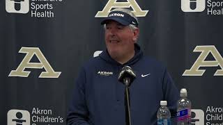 2024 Akron Zips Football  PostGame Press Conference vs Buffalo  11224 [upl. by Enitsed668]