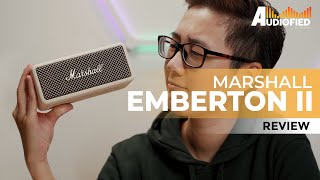 Marshall Emberton II Review Awesome Portable Speaker Crazy Battery Life [upl. by Nytsyrk130]