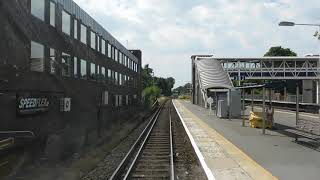 Cab Ride 36  Addlestone Junction to Woking Down Yard British Rail Freight [upl. by Elah129]