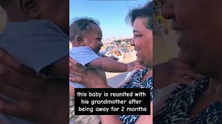 grandmother grandson love blessed family child kiss youtubeshorts youtube youtuber [upl. by Nnairam]