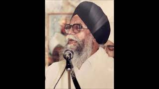 Giani Amolak Singh Ji June 1991 Prog 1 Simran P1 [upl. by Anom201]