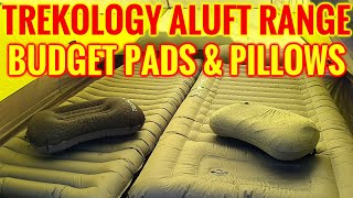 Trekology ALUFT Range Sleeping Pads amp Pillows Budget Wild Camping Gear Honest Review [upl. by Magna]