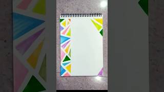 Easy cover page design for assignment project diary journal notebook for school and college students [upl. by Yna]