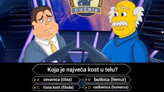 KVIZ ZNANJA  DUŽNIK  1 Epizoda [upl. by Ramedlav]