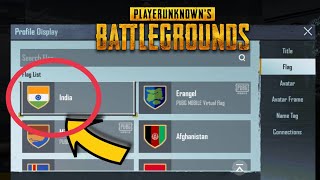 Pubg me Flag Change kaise kare  How To Change Flag in Pubg Mobile [upl. by Allissa]