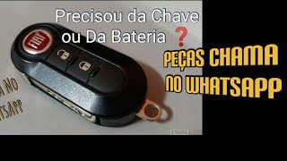 COMO TROCAR BATERIA NA CHAVE CANIVETE FIAT PALIO  STRADA DOBLÔ funny [upl. by Nallad]