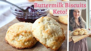 Buttermilk Biscuits  LOW CARB  GLUTEN FREE  REAL BUTTERMILK [upl. by Atiek]