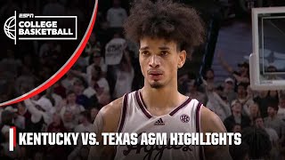 Texas AampM STUNS Kentucky Wildcats in OT  Full Game Highlights  ESPN College Basketball [upl. by Arondel792]