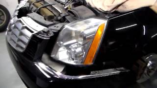 Cadillac DTS Headlight Replacement [upl. by Nasaj]