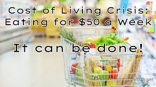 Cost of Living Crisis Eating for 50 a Week [upl. by Ecinerev]