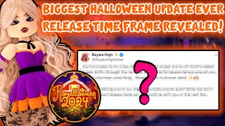 The Biggest Halloween Update Ever Release Time Frame Was Revealed Royale High [upl. by Lime]