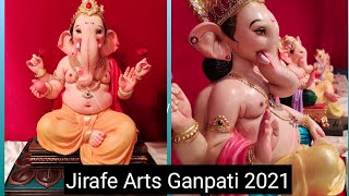 Jirafe Arts Ganpati 2021Jirafe Amravati  Amba Cart sculpture Arts [upl. by Nuli]