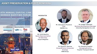 4th Annual Capital Link German Maritime Forum  Asset Preservation amp Fleet Renewal [upl. by Nnairret185]